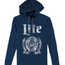 Miller Lite Hooded Jersey T-Shirt - Navy