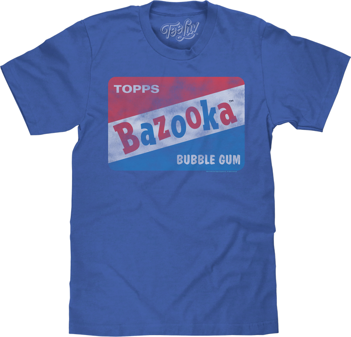 Bazooka Bubble Gum Big & Tall T-Shirt - Blue