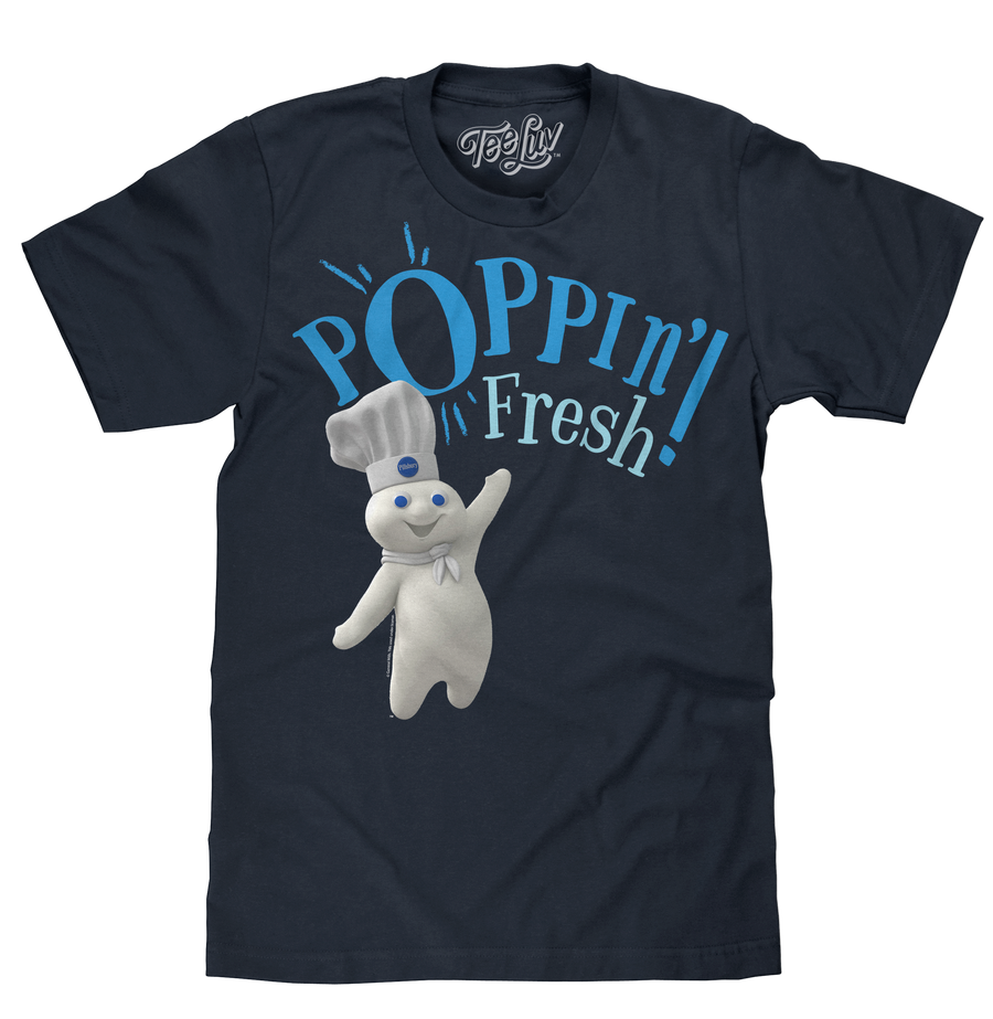 Pillsbury Doughboy Poppin' Fresh! T-Shirt - Navy