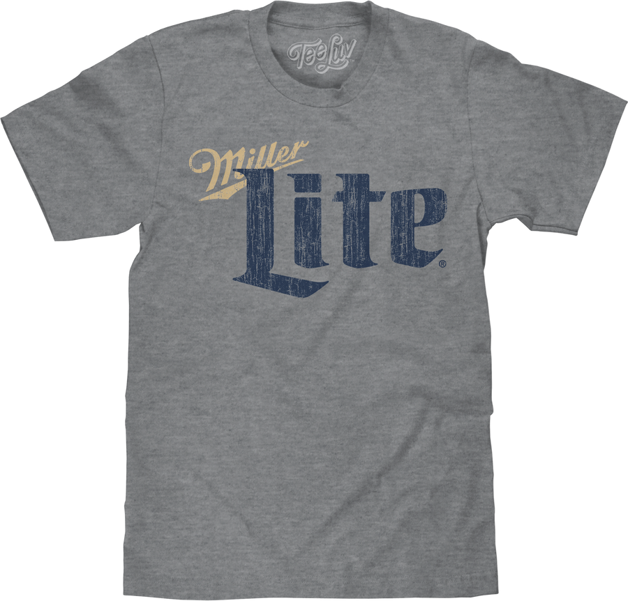 Miller Lite Big & Tall T-Shirt - Gray