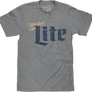 Miller Lite Big & Tall T-Shirt - Gray