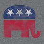 Republican Elephant Hooded Sweatshirt - Oxford Gray