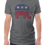 Republican Elephant T-Shirt - Gray