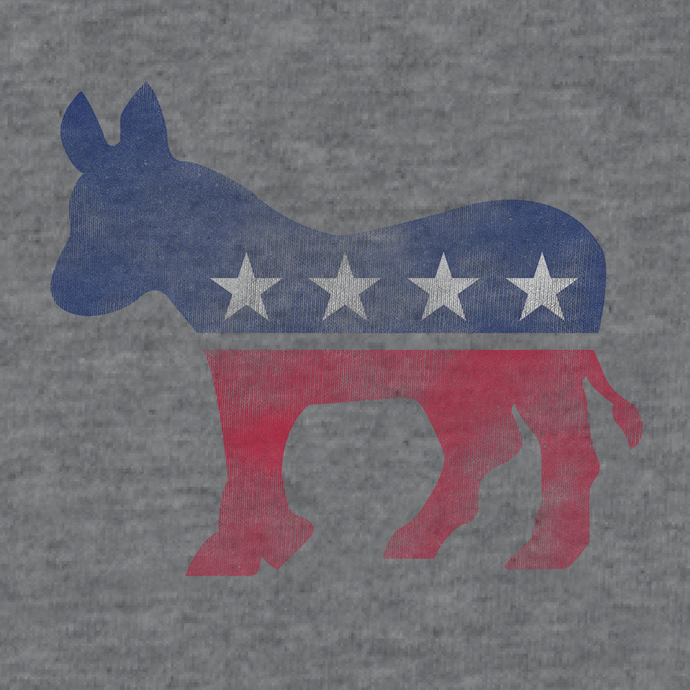 Threadrock Men's Democrat Donkey T-Shirt - 100% Cotton - Political Election Graphic Tee (S-3XL)