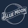 Blue Moon Logo Women's Scoopneck T-Shirt - Navy