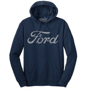 Ford Signature Pullover Hooded Sweatshirt - Navy
