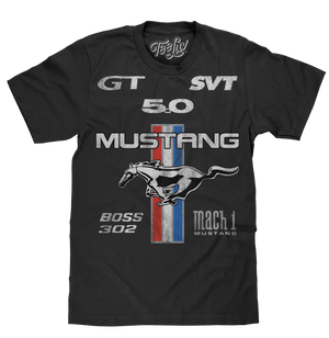 Ford Mustang Boss 302 T-Shirt - Black
