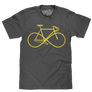 Infinity Sign Bicycle T-Shirt - Gray