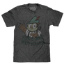 Woodsy Owl Give a Hoot Don't Pollute T- Shirt - Gray