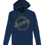 Blue Moon Gold Logo Hooded Jersey T-Shirt - Navy