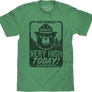 Smokey Bear "Fire Danger Very High" Big and Tall T-Shirt - Green