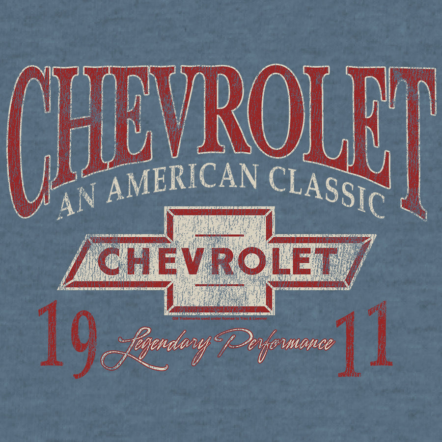 Chevrolet An American Classic Big & Tall T-Shirt - Indigo