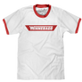 Winnebago RV Logo Ringer T-Shirt - White and Red