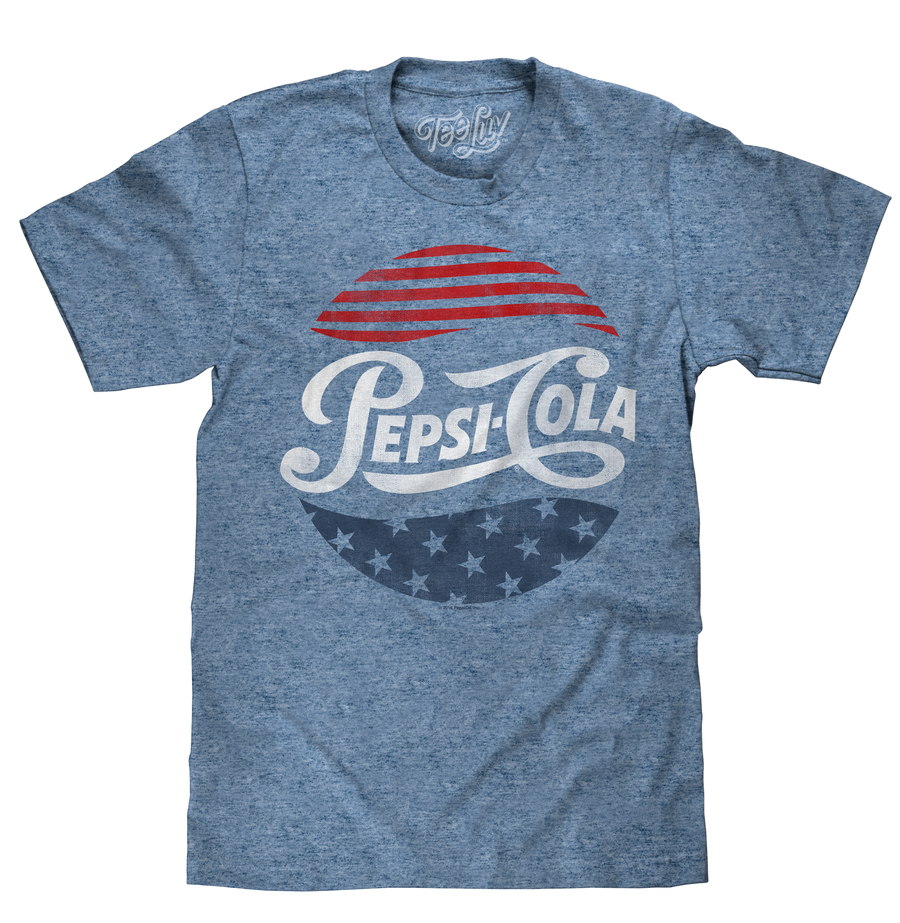 Patriotic Pepsi Cola T-Shirt - Blue