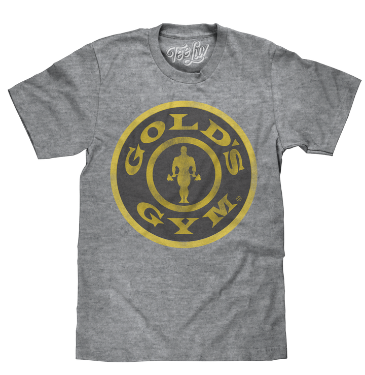 Gold's Gym Circle Logo T-Shirt - Gray