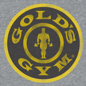 Gold's Gym Circle Logo T-Shirt - Gray