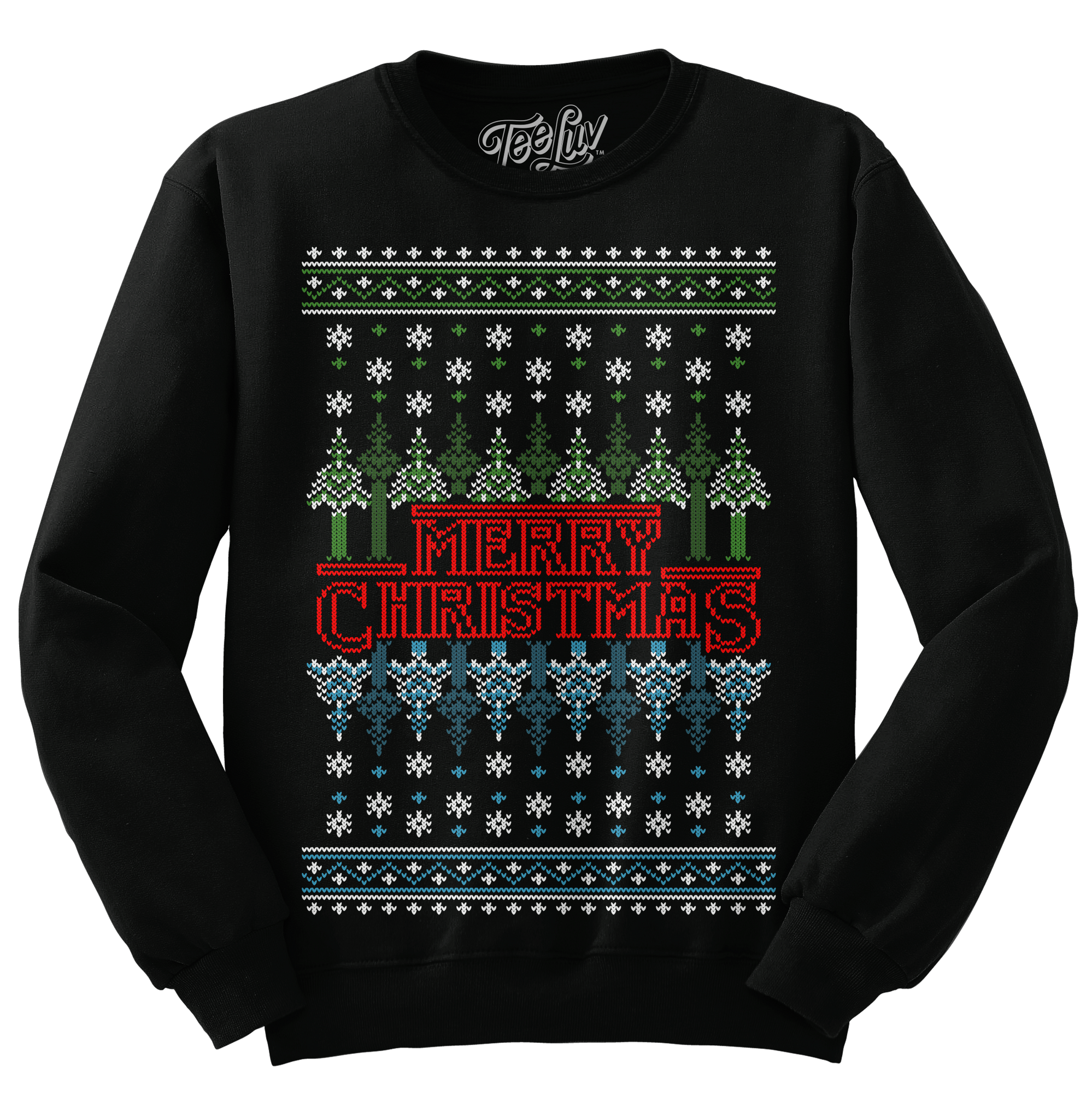Crew neck christmas hot sale sweater