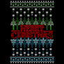 Merry Christmas Ugly Sweater Crewneck - Black