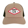 Popeye The Sailor Trucker Hat - Tan and Black