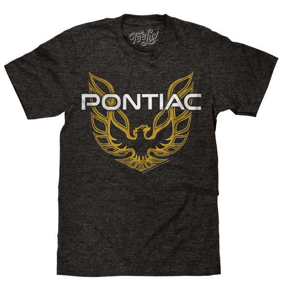 Pontiac Firebird Logo T-Shirt - Gray – Tee Luv