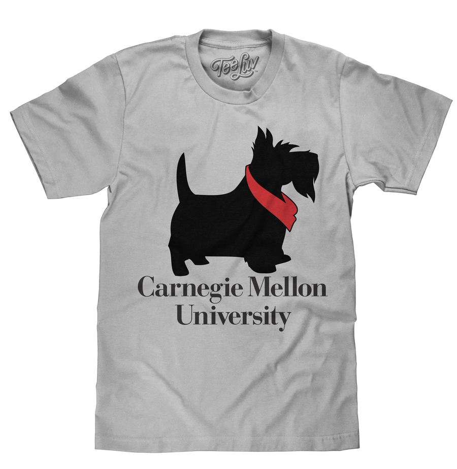 Carnegie Mellon University Scotty Dog T-Shirt - Gray