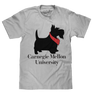Carnegie Mellon University Scotty Dog T-Shirt - Gray