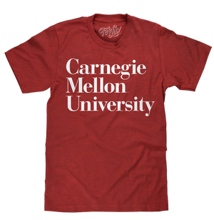 Carnegie Mellon University T Shirt Red Tee Luv