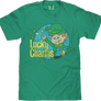 Tee Luv x Comfort Colors 70s Lucky Charms Cereal Leprechaun T-Shirt - Grass Green