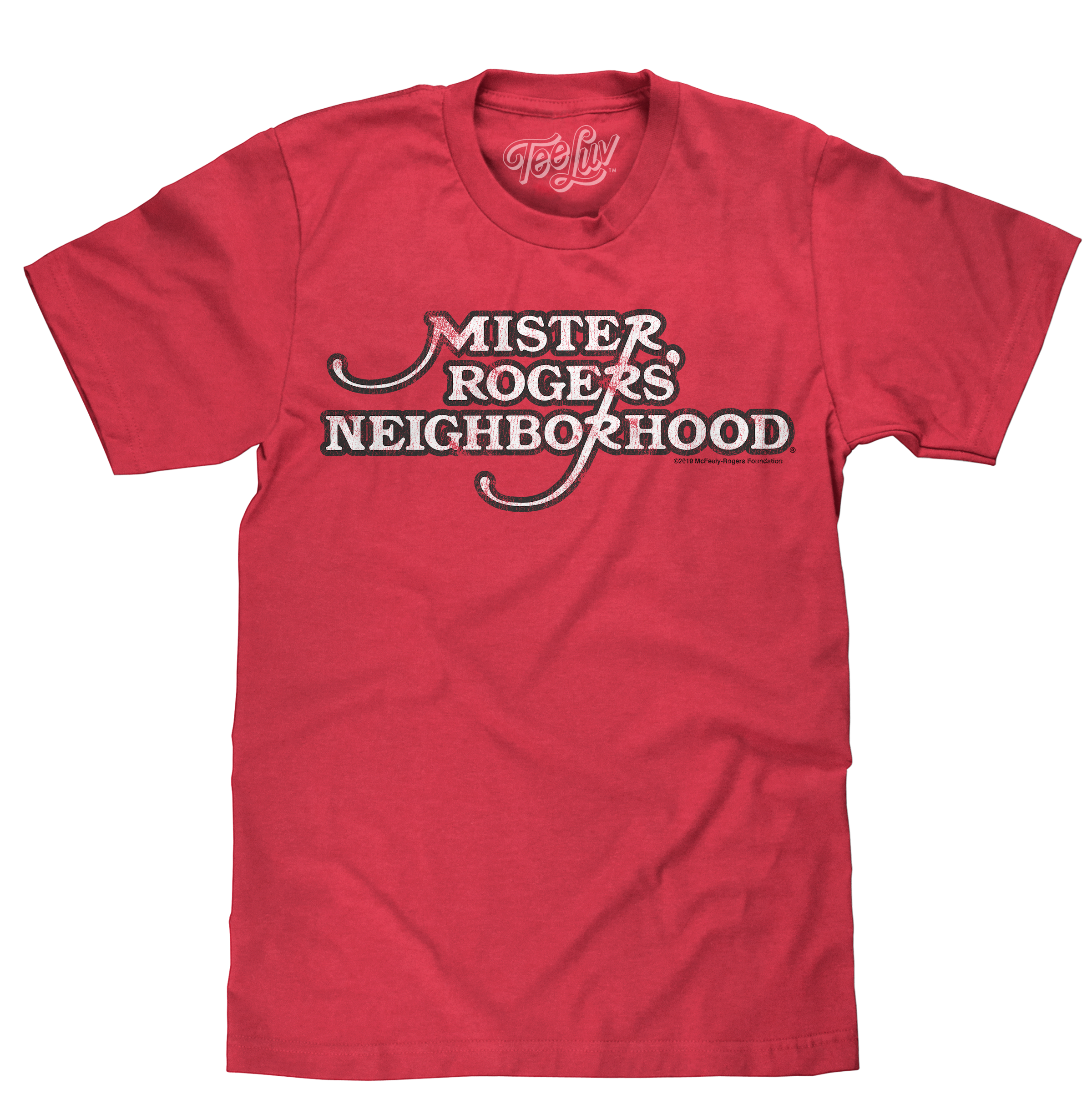 Mister Rogers Neighborhood T Shirt Red Tee Luv