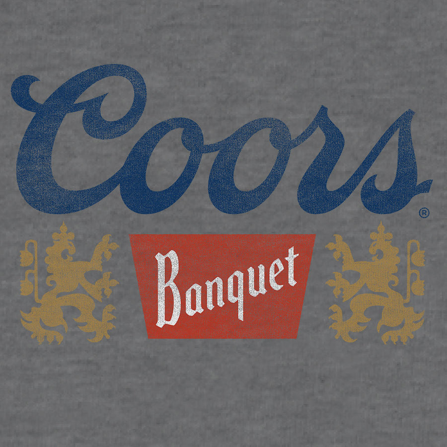 Coors Banquet Logo Hooded Sweatshirt - Oxford Gray