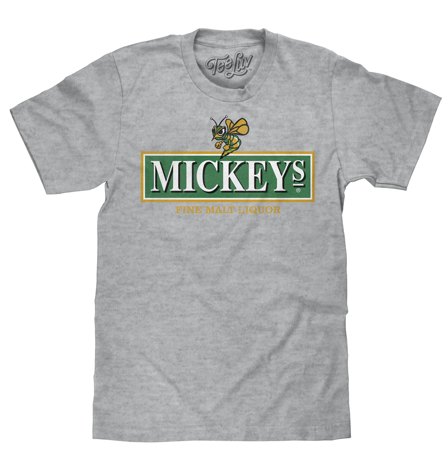 Mickey's Malt Liquor Beer T-Shirt - Athletic Heather Gray