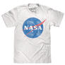 Distressed NASA Logo T-Shirt - White