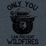 Smokey Bear Only You Can Prevent Wildfires T-Shirt - Indigo