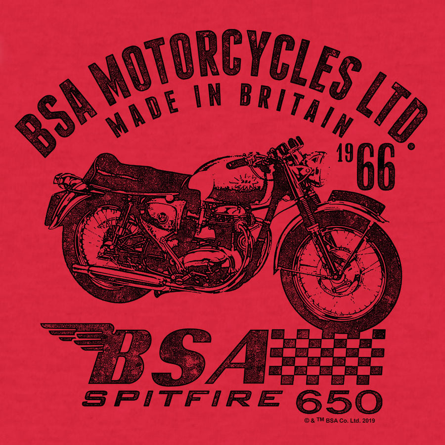 BSA Spitfire T-Shirt - Red