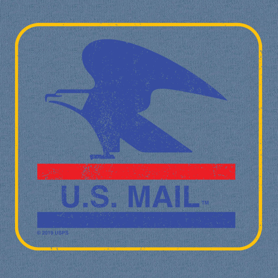 Tee Luv x Comfort Colors USPS U.S. Mail Eagle T-Shirt - Blue Jean