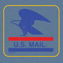Tee Luv x Comfort Colors USPS U.S. Mail Eagle T-Shirt - Blue Jean