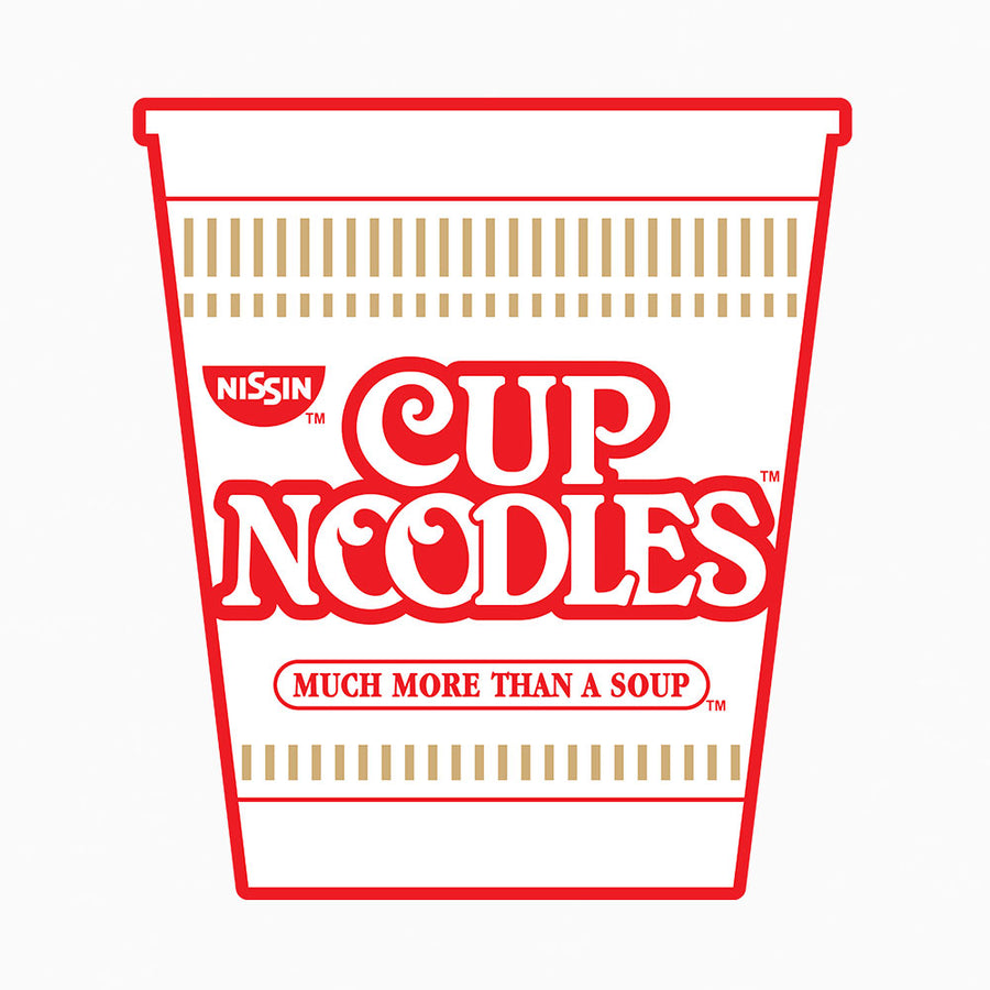 Nissin Cup Noodles Ringer T-Shirt - White/Red
