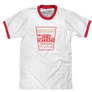 Nissin Cup Noodles Ringer T-Shirt - White/Red
