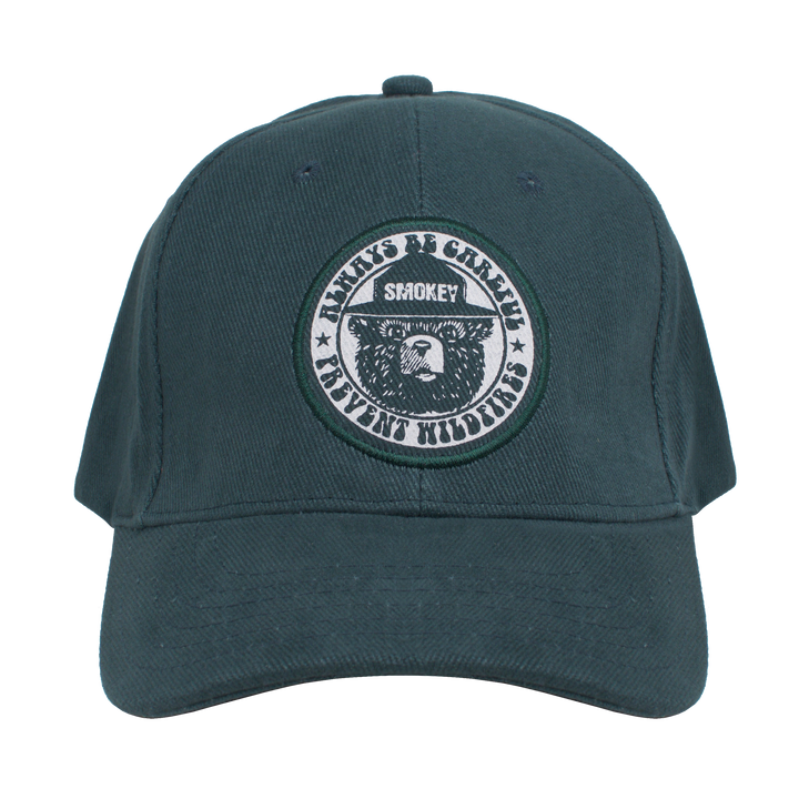 Smokey Bear Prevent Wildfires Hat - Forest Green
