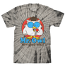 Tootsie Pop Mr. Owl How Many Licks Tie Dye T-Shirt - Black Tie Dye