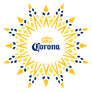Corona Beer Sun Logo Women's Scoopneck T-Shirt - White