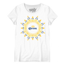 Corona Beer Sun Logo Women's Scoopneck T-Shirt - White