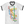 Men's white and black ringer tee shirt with an officially licensed, colorful MTA subway train map of Manhattan New York.