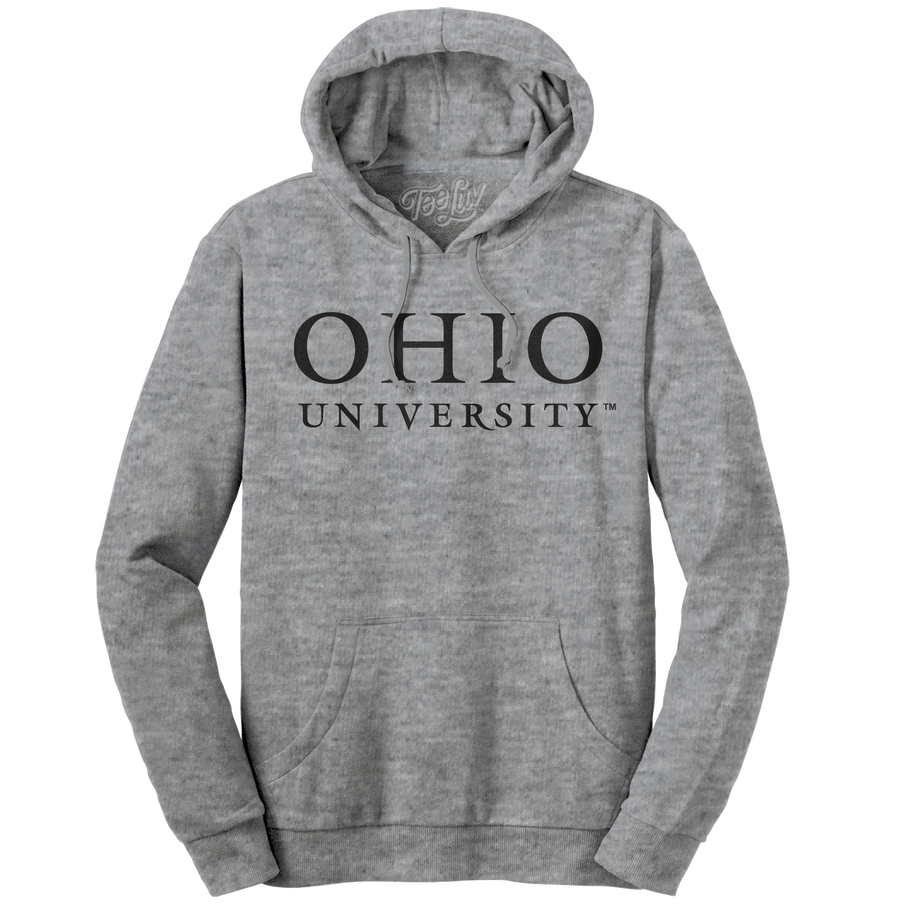 Ohio University Hooded Sweatshirt - Gray