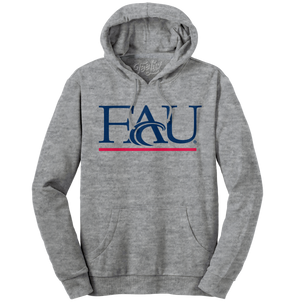 Florida Atlantic University Hooded Sweatshirt - Gray
