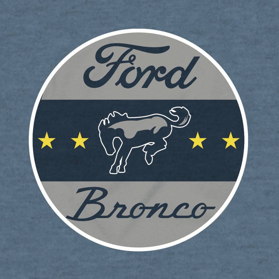 Ford Bronco Logo T-Shirt - Indigo Heather