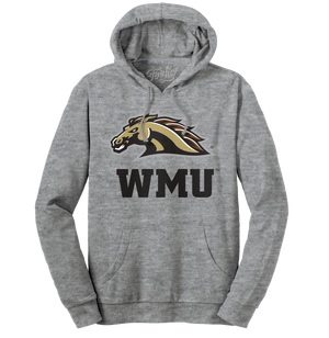 Western Michigan University Broncos Hooded Sweatshirt - Gray