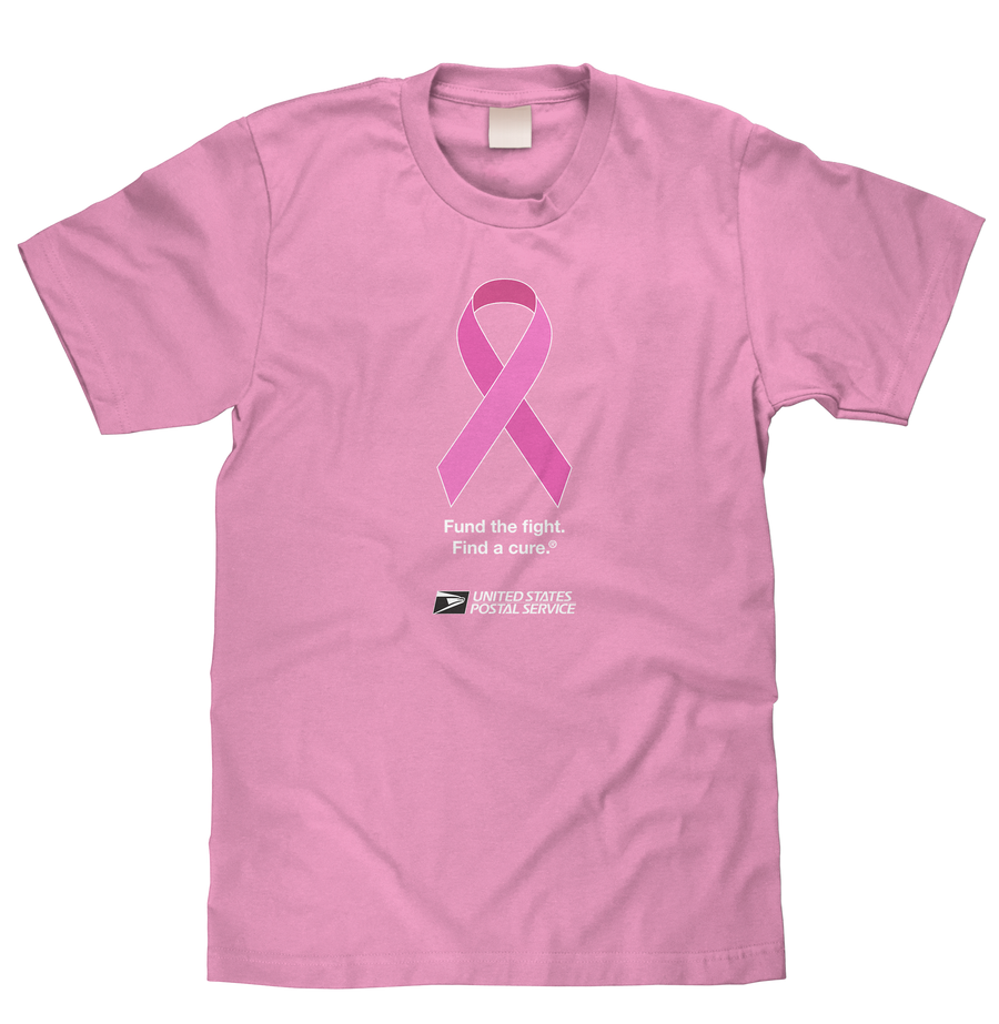 Breast Cancer Awareness Stamp T-Shirt - Pink: Order before August 15th 11:59PM EST! Orders will ship on or before August 25th.