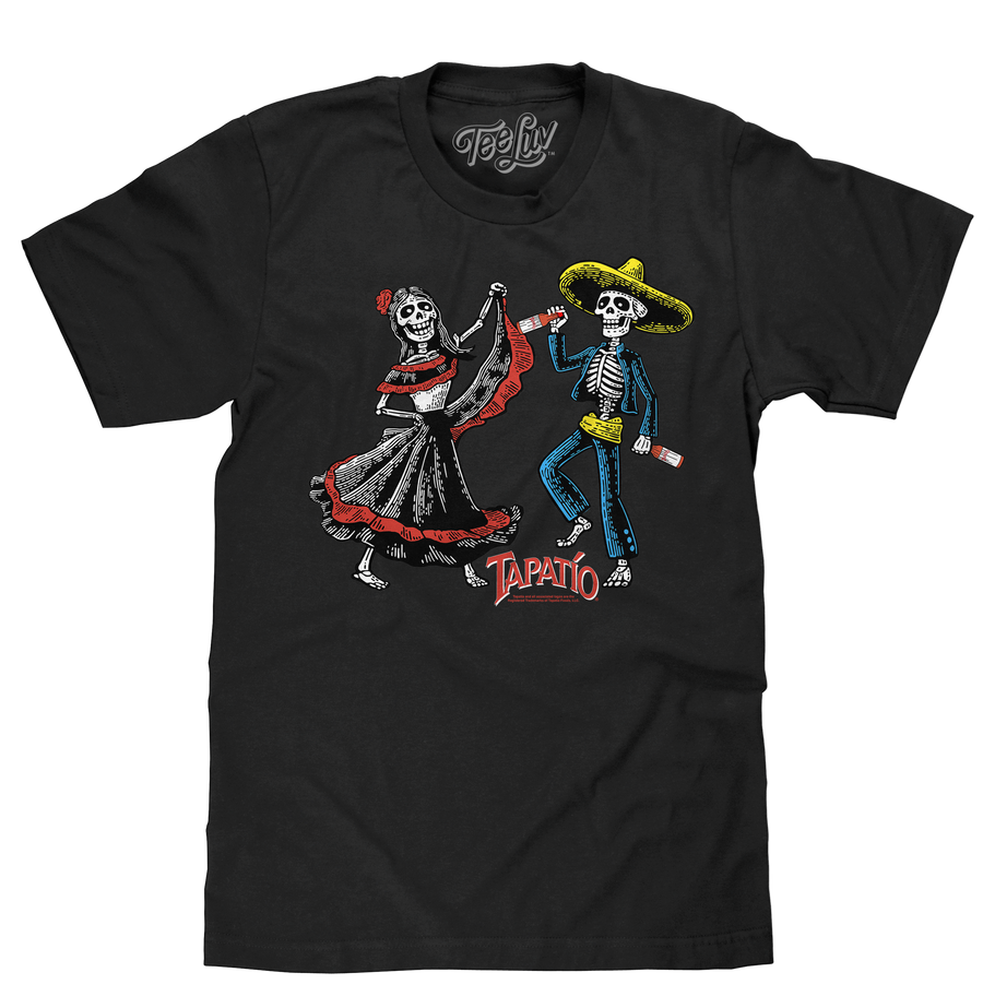 Tapatio Hot Sauce Day Of The Dead T-Shirt - Black