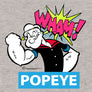 Popeye Big and Tall T-Shirt - Silver Gray